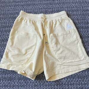 Wasted Co. Eco Life Yellow Cotton Pocket Shorts Size Large